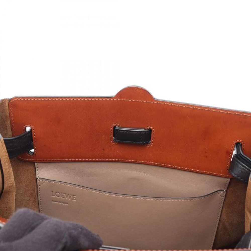 Pre Loved Loewe Drawstring Backpack Men Brown | B… - image 6